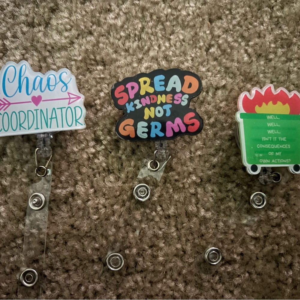 Colorful Badge Reel Set for Home Parties